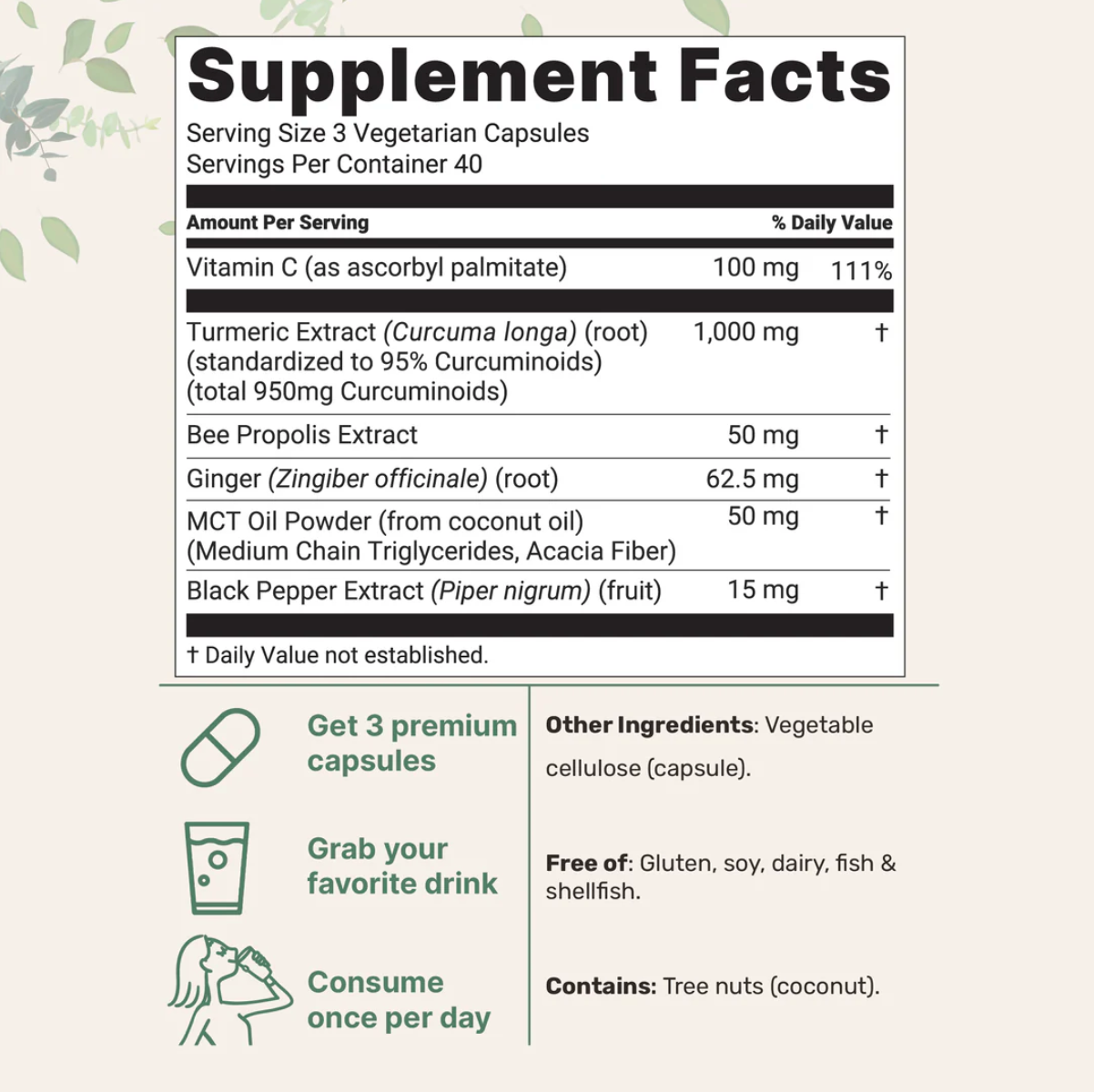 Alerea Pure Relief – Turmeric Curcumin Complex